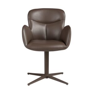 wohnli-moebel-suche-M26045188-1 Drehstuhl aus Kunstleder in schokoladenbraun 65x90x60cm PVC - Polyvinlychlorid Braun Angel Cerda Möbel Büromöbel Bürostühle