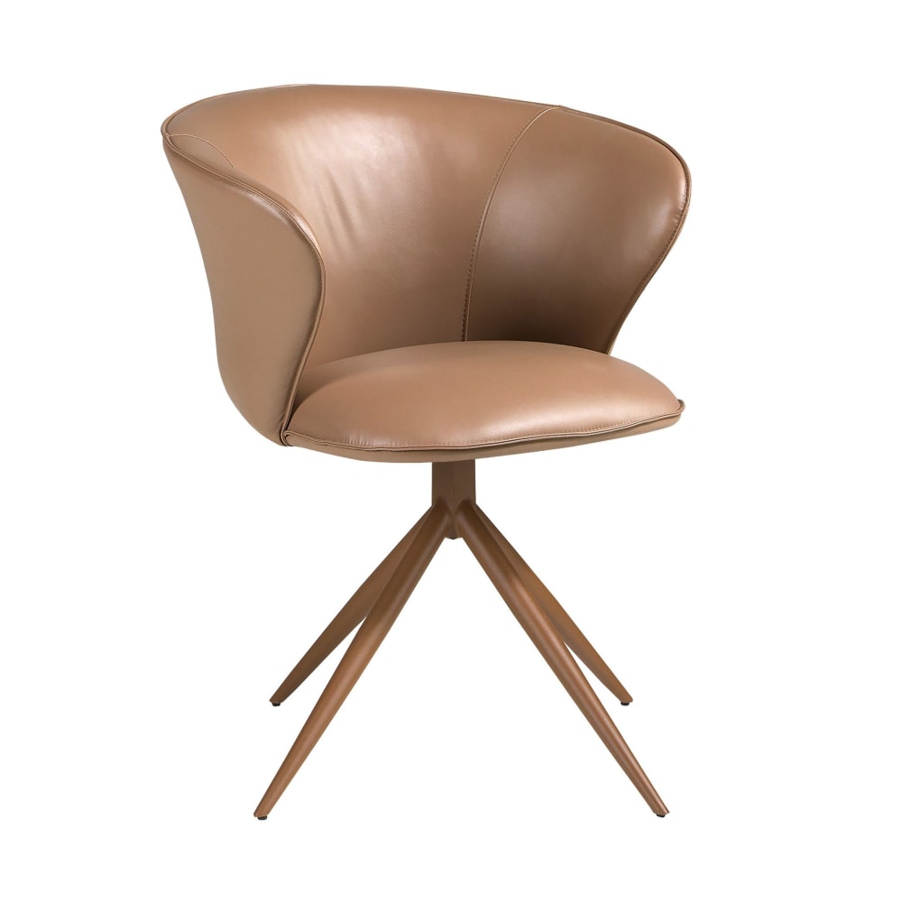 wohnli-moebel-suche-M26045190 Wohnli Möbelsuche - Drehstuhl aus Kunstleder in Camel