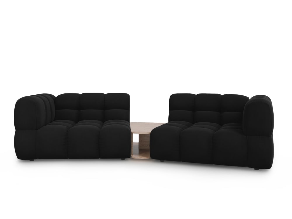 wohnli-moebel-suche-M26045191 Wohnli Möbelsuche - 2-Sitzer modulares Sofa aus Samt schwarz