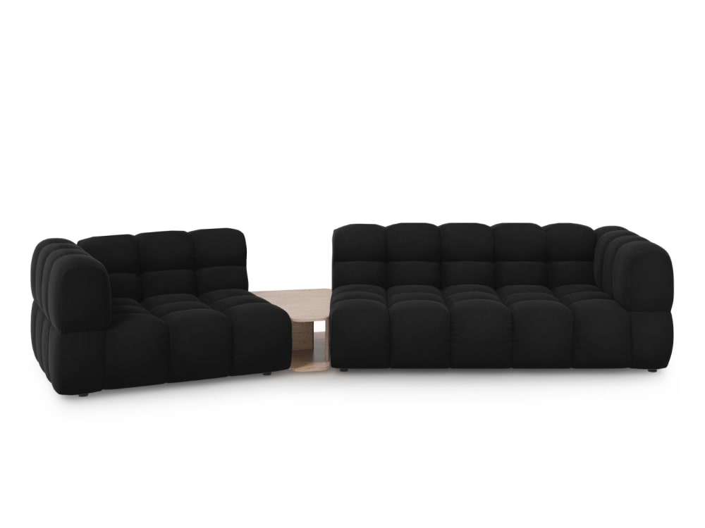 wohnli-moebel-suche-M26045221 Wohnli Möbelsuche - 3-Sitzer modulares Sofa links aus Samt schwarz