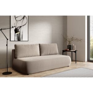 wohnli-moebel-suche-M26045263-1 Schlafsofa mit Bettkasten Beige 106x82x210cm Holz Beige Furnisell Sofas und Sessel Sofas Schlafsofas