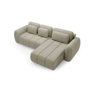 wohnli-moebel-suche-M26045267-1 Ecksofa mit Schlaffunktion Premium Beige 190x95x304cm Holz Beige Furnisell Sofas und Sessel Sofas Ecksofas