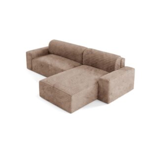 wohnli-moebel-suche-M26045269-1 Ecksofa mit Schlaffunktion Beige 185x70x300cm Holz Beige Furnisell Sofas und Sessel Sofas Ecksofas
