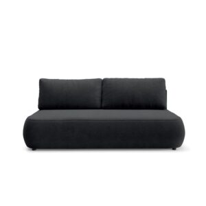 Wohnli Möbelsuche - Schlafsofa mit Bettkasten Schwarz