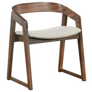 Wohnli Möbelsuche - Holzstuhl Braun / Beige
