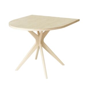 wohnli-moebel-suche-M26046440 Wohnli Möbelsuche - Halbovaler Tisch 80x80 3 Personen furniert Esche natur