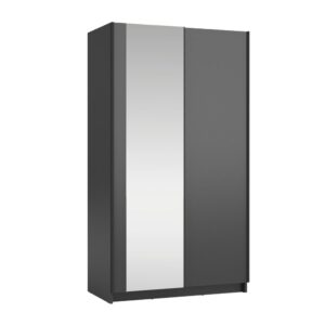 wohnli-moebel-suche-M26046472 Wohnli Möbelsuche - Schwebetürenschrank mit Spiegel aus Holz 100x54x182cm