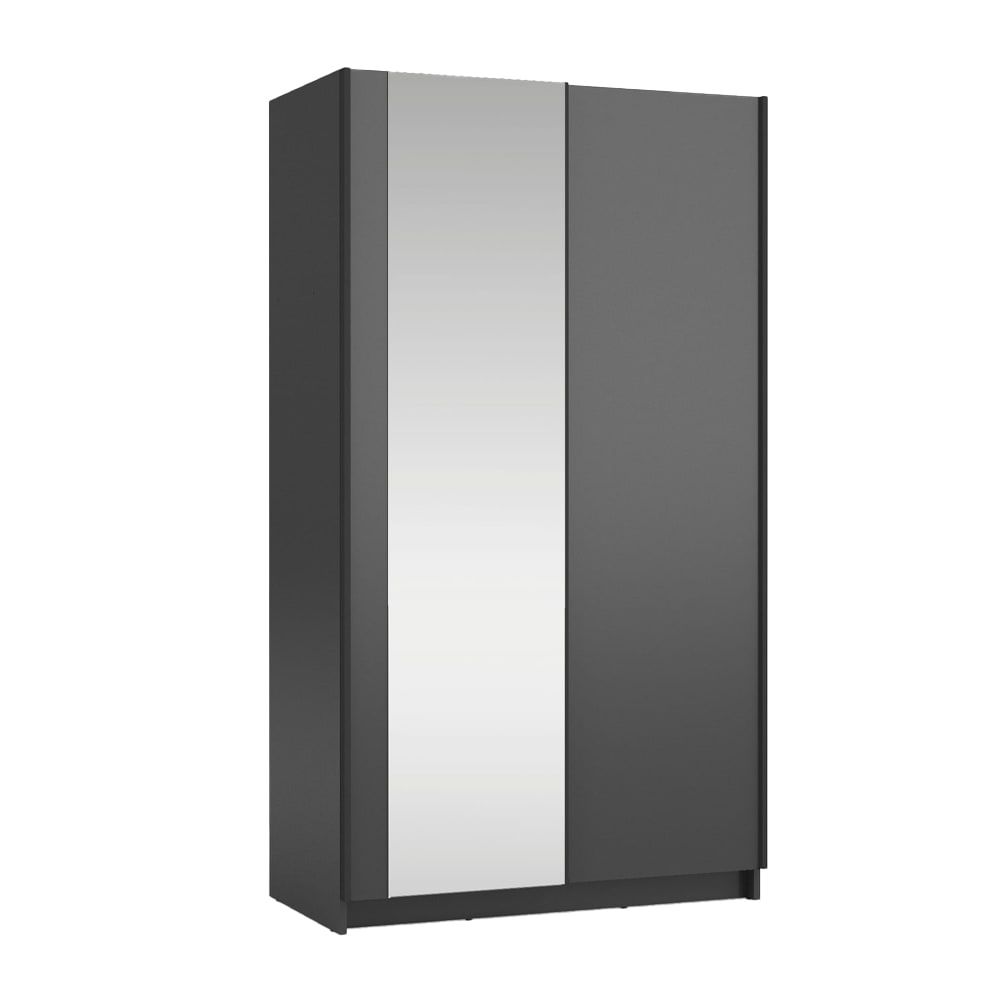 wohnli-moebel-suche-M26046472 Wohnli Möbelsuche - Schwebetürenschrank mit Spiegel aus Holz 100x54x182cm