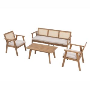 wohnli-moebel-suche-M26046499 Wohnli Möbelsuche - 5-Sitzer-Gartenmöbel aus Akazienholz und Zuckerrohr