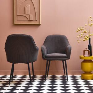 wohnli-moebel-suche-M26047418-1 2er-Set Cord-Sessel dunkelgrau Metallbeine 57x84x59cm Metall Grau sweeek Sofas und Sessel Sessel, Poufs und Fußbänke Sessel