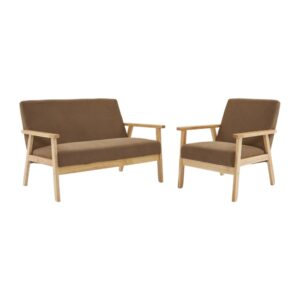 wohnli-moebel-suche-M26047618 Wohnli Möbelsuche - Banksofa + Sessel Cord-Bezug taupefarben