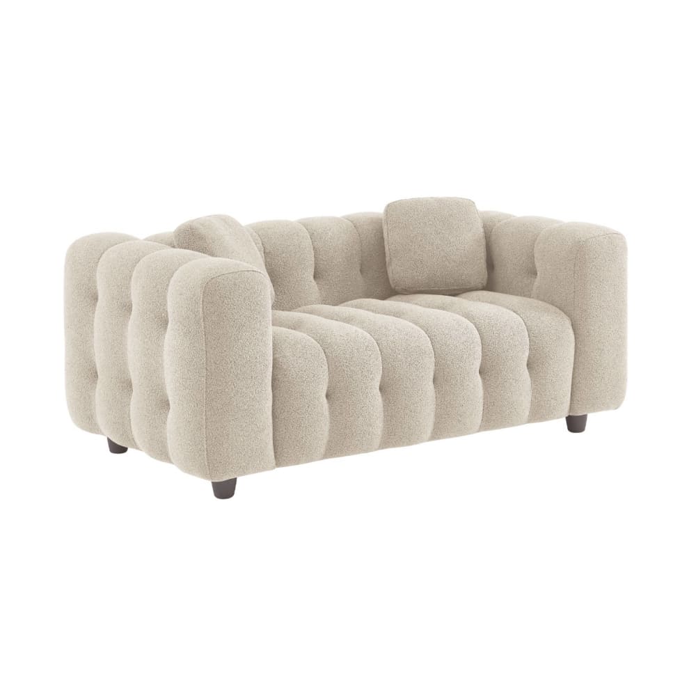 wohnli-moebel-suche-M26047785 Wohnli Möbelsuche - 2-Sitzer-Sofa mit kapitoniertem Bouclé-Bezug