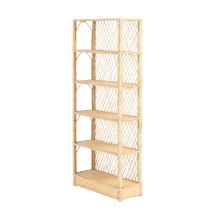 wohnli-moebel-suche-M26050588 Wohnli Möbelsuche - Rattanregal Beige 65x140x26 cm