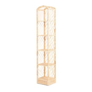 wohnli-moebel-suche-M26050601 Wohnli Möbelsuche - Geflochtenes Rattanregal Beige