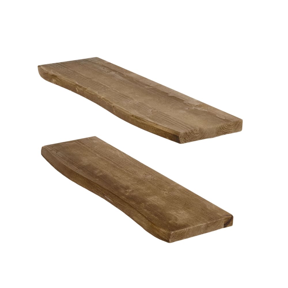 wohnli-moebel-suche-M26050604 Wohnli Möbelsuche - Schweberegal Tannenholz Braun 2 Böden 60x20 cm