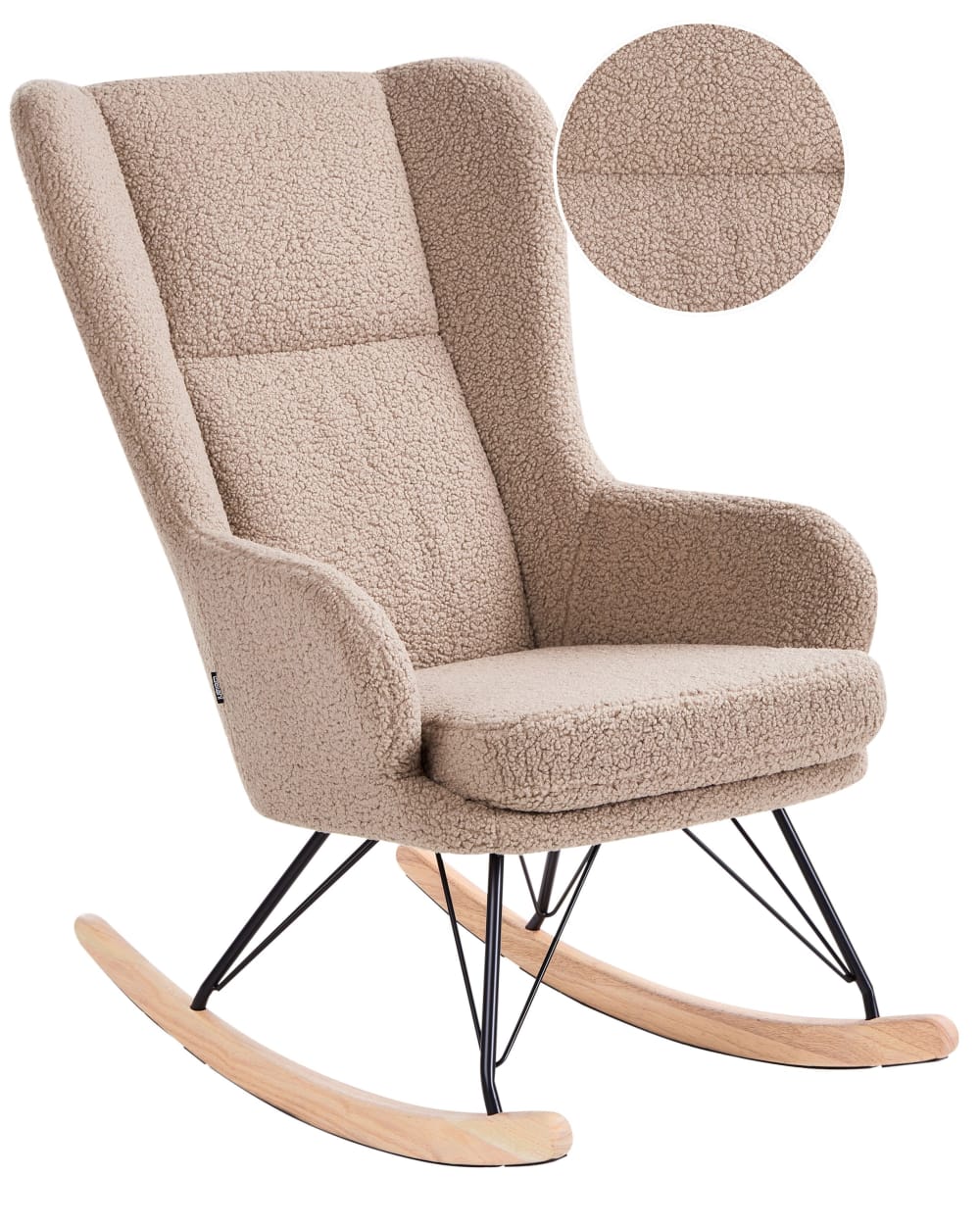 wohnli-moebel-suche-M26051064 Wohnli Möbelsuche - Schaukelsessel aus Bouclé 106cm