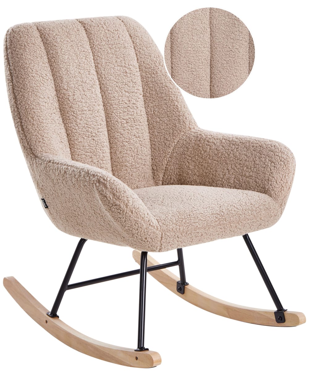 wohnli-moebel-suche-M26051098 Wohnli Möbelsuche - Schaukelsessel aus Bouclé 90cm