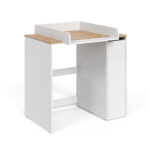 wohnli-moebel-suche-M26051914 Wohnli Möbelsuche - Waschmaschinenschrank 2 Teile mit Wickelauflage Weiß/Artisan 93.6x88.2
