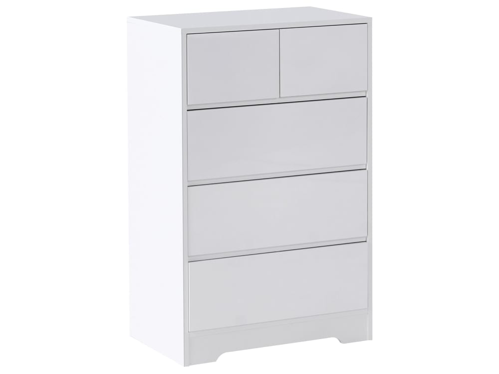 Wohnli Möbelsuche - Kommode mit 5 Schubladen aus Holzwerkstoff 94cm