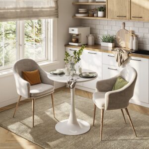 wohnli-moebel-suche-M26056067-1 Esstisch Weiß 70x73cm 70x73x70cm Spanplatte Weiß Vicco Möbel Esszimmermöbel Esstische