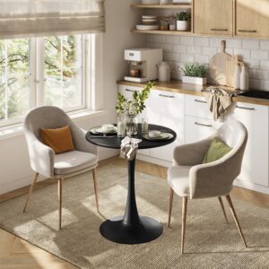 wohnli-moebel-suche-M26056505-1 Esstisch Schwarz 70x73cm 70x73x70cm Spanplatte Schwarz Vicco Möbel Esszimmermöbel Esstische