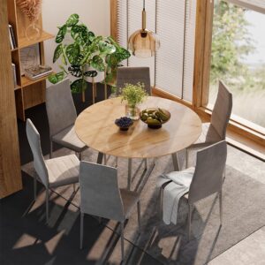 wohnli-moebel-suche-M26056569-1 Esstisch Greige 120x76.5cm 120x77x120cm Spanplatte Grau Vicco Möbel Esszimmermöbel Esstische