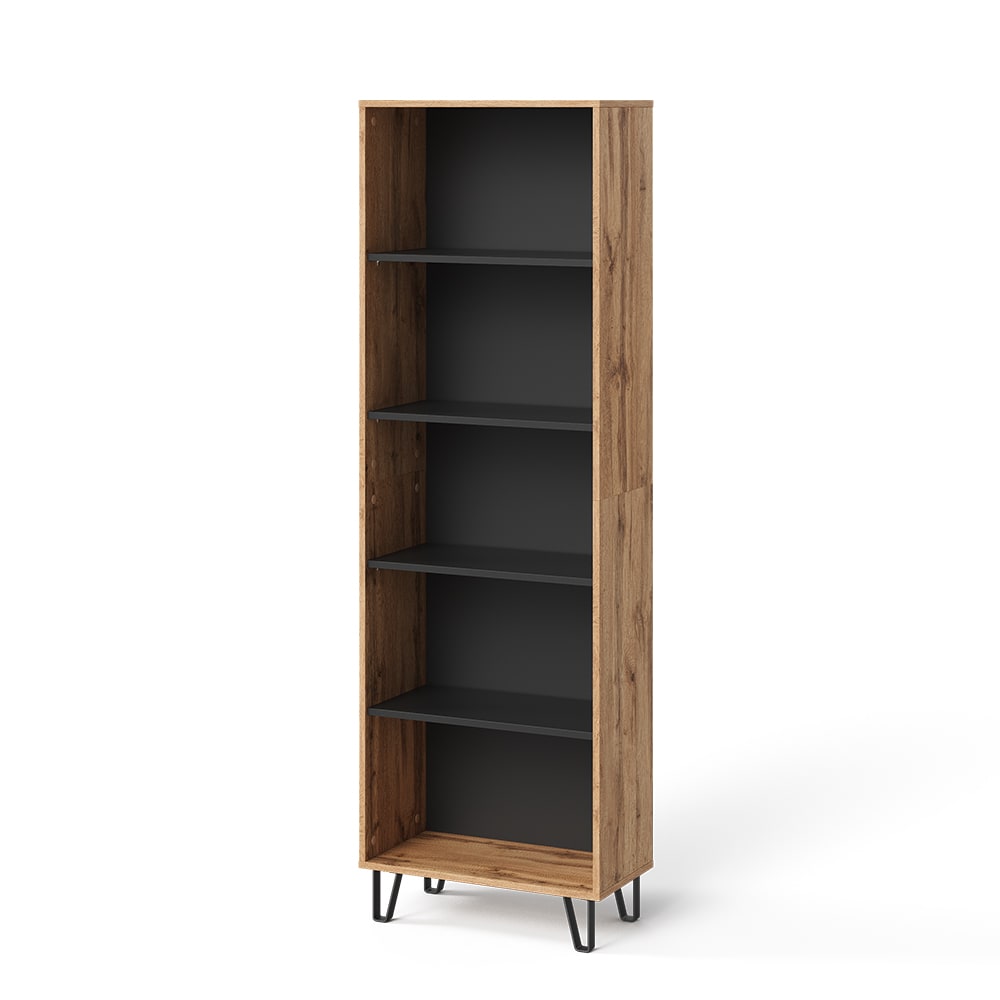wohnli-moebel-suche-M26065626 Wohnli Möbelsuche - Bücherregal Eiche Wotan 60x186.6cm