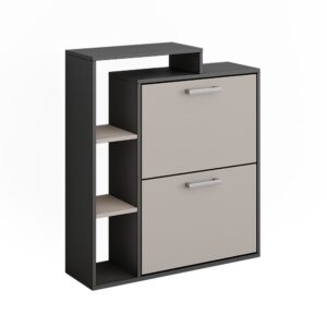 wohnli-moebel-suche-M26066236 Wohnli Möbelsuche - Schuhkipper Anthrazit/Greige 80x90cm