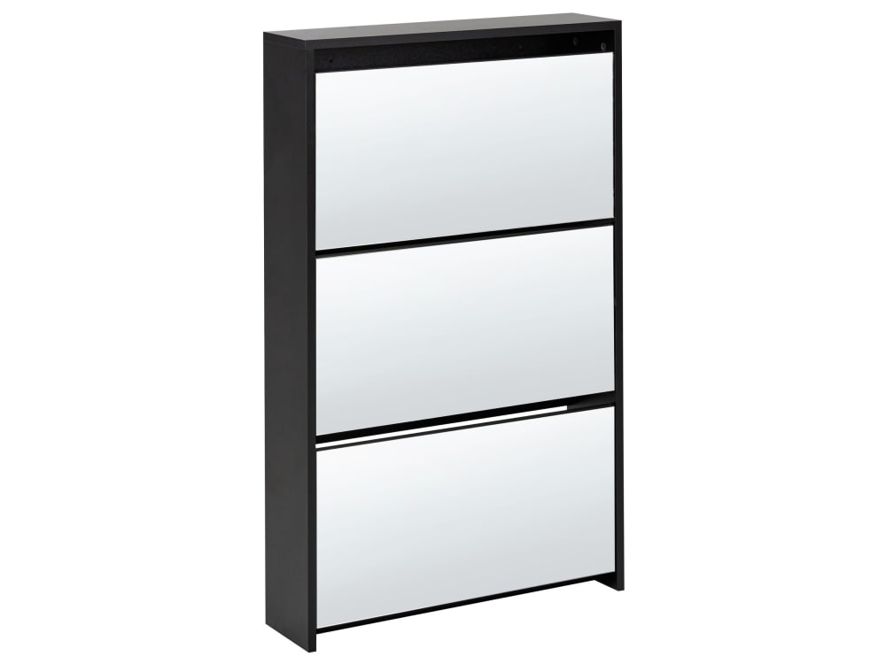 Wohnli Möbelsuche - Schuhschrank Silber verspiegelt