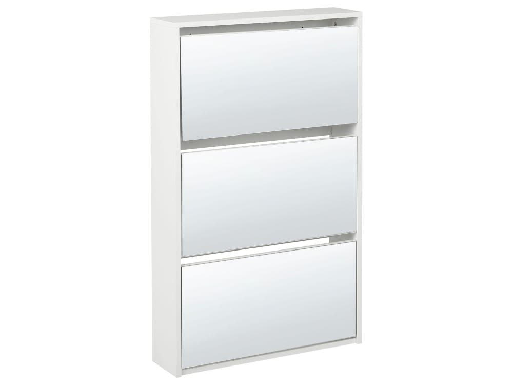 Wohnli Möbelsuche - Schuhschrank Silber verspiegelt