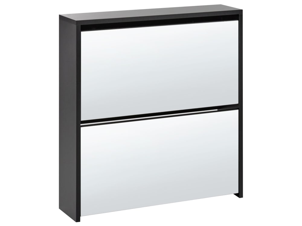 Wohnli Möbelsuche - Schuhschrank Silber verspiegelt
