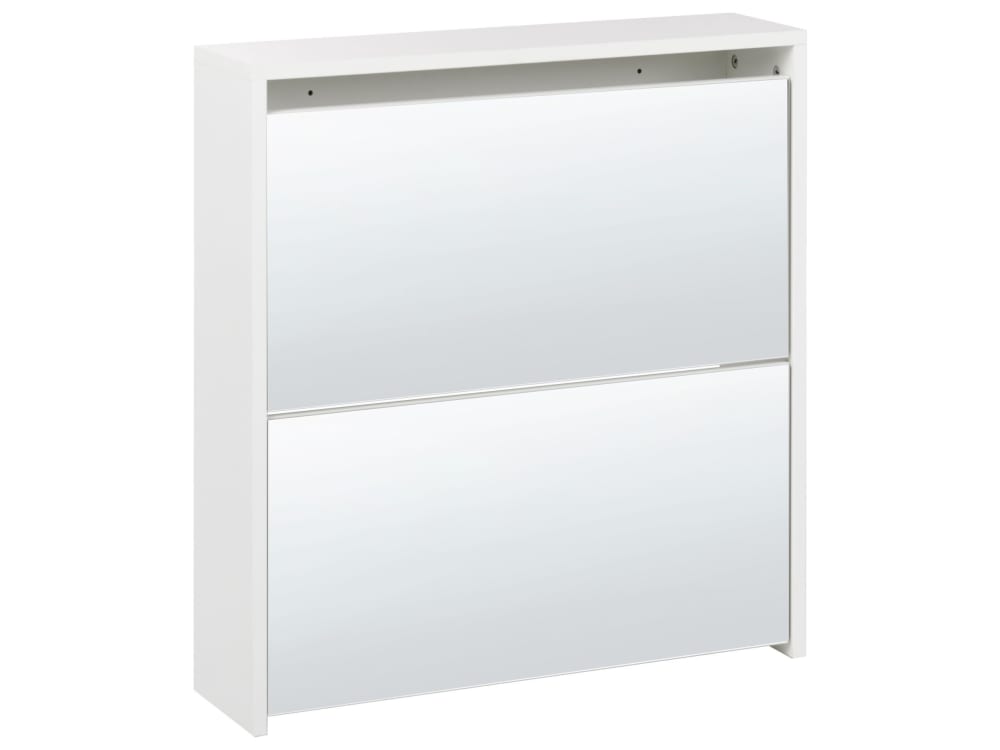 Wohnli Möbelsuche - Schuhschrank Silber verspiegelt