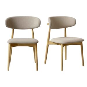 wohnli-moebel-suche-M26069217 Wohnli Möbelsuche - Stuhl aus massivem Ash und Glory Greige-Stoff (2x)