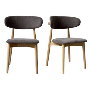 wohnli-moebel-suche-M26069218 Wohnli Möbelsuche - Stuhl aus massivem Ash and Glory Taupe Stoff (x2)
