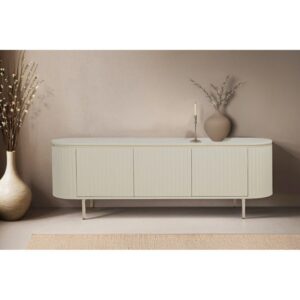 wohnli-moebel-suche-M26069308-1 TV-Möbel 170 cm aus Massivholz Elfenbein 170x56x43cm Holz Weiß Moloo Möbel Wohnzimmermöbel TV-Möbel