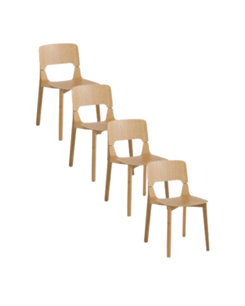 wohnli-moebel-suche-M26069756 Wohnli Möbelsuche - 4er-Set Stühle aus Eichen-Sperrholz