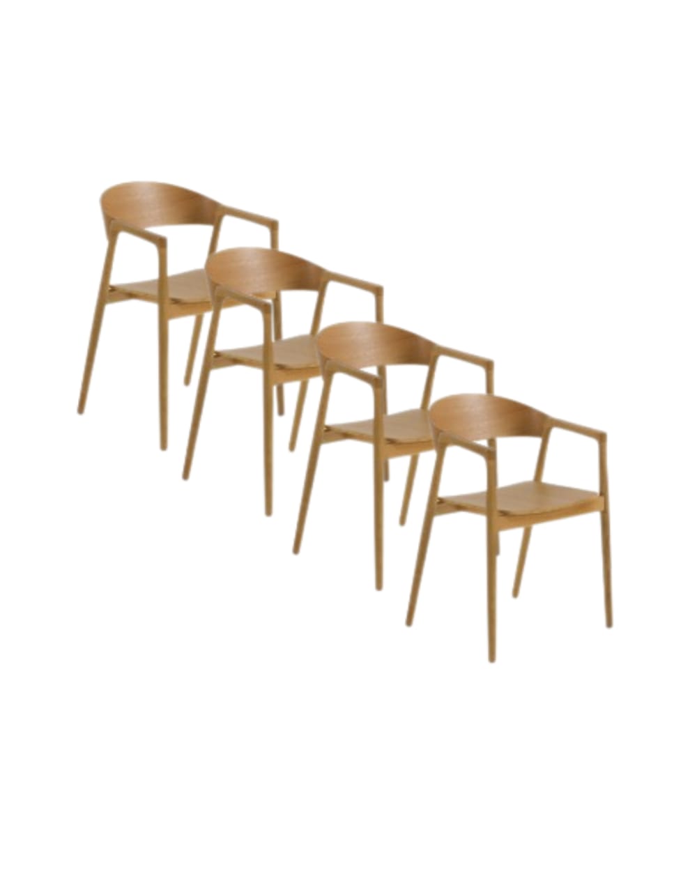 wohnli-moebel-suche-M26069759 Wohnli Möbelsuche - 4er-Set Sessel aus Eichen-Sperrholz