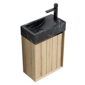 Wohnli Möbelsuche - Waschbecken aus Keramik mit Unterschrank platzsparend