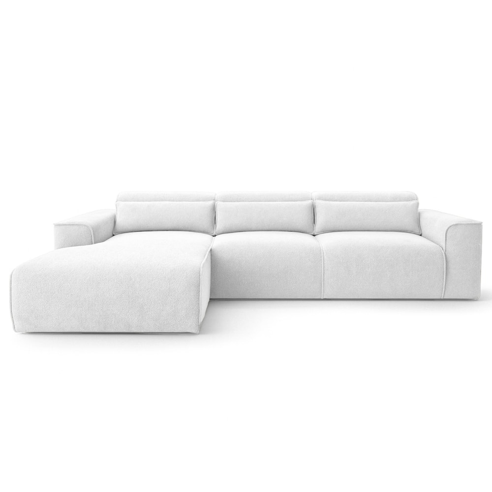 wohnli-moebel-suche-M26071101 Wohnli Möbelsuche - 5-Sitzer Ecksofa mit Schlaffunktion links aus Strukturstoff