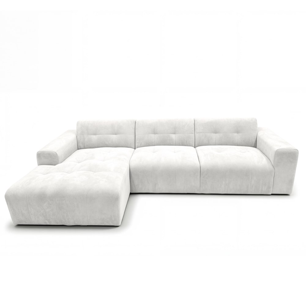 Wohnli Möbelsuche - 5-Sitzer Ecksofa links aus Strukturstoff