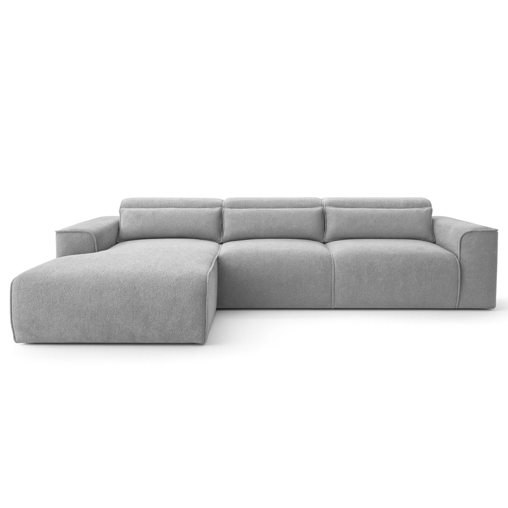 wohnli-moebel-suche-M26071130 Wohnli Möbelsuche - 5-Sitzer Ecksofa mit Schlaffunktion links aus Strukturstoff