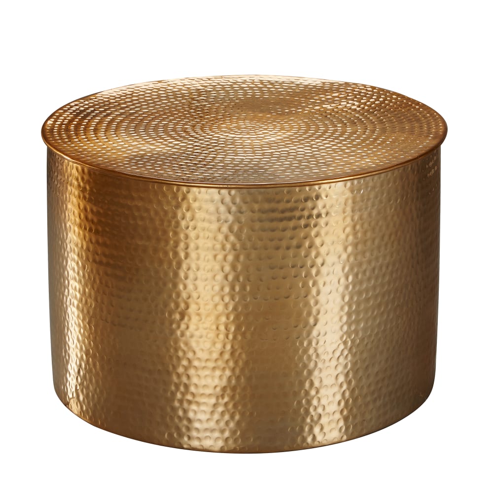 wohnli-moebel-suche-M26071274 Wohnli Möbelsuche - Couchtisch mit Hammerschlag aus Aluminium