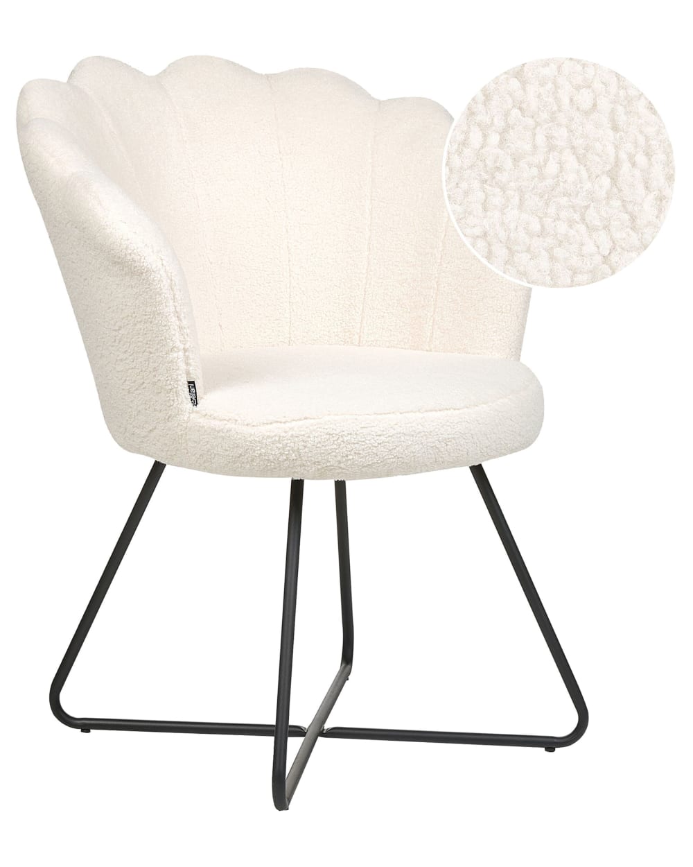 Wohnli Möbelsuche - Sessel aus Bouclé 86cm