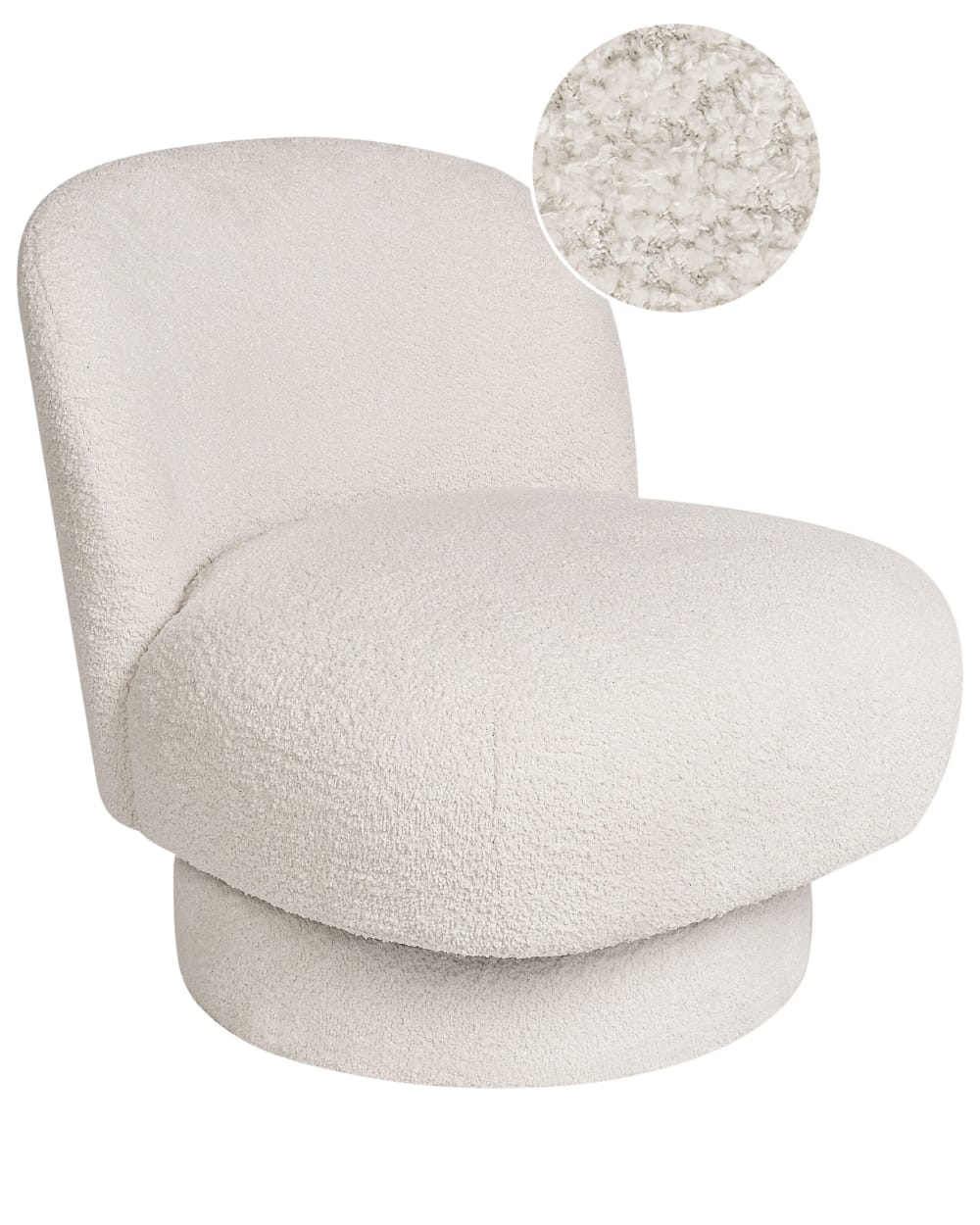 wohnli-moebel-suche-M26071446 Wohnli Möbelsuche - Drehsessel aus Bouclé 65cm