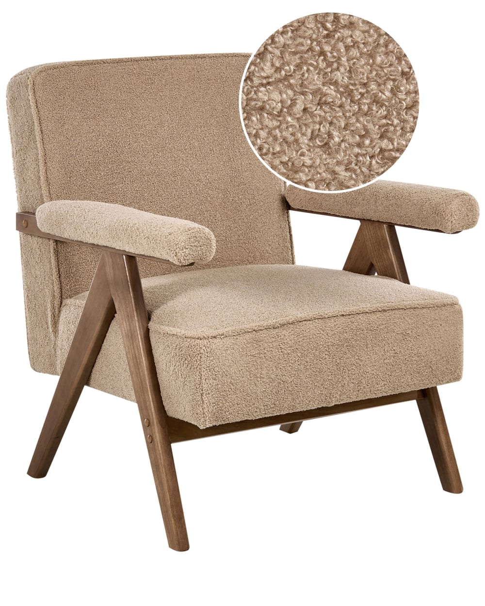 wohnli-moebel-suche-M26071461 Wohnli Möbelsuche - Sessel aus Bouclé 81cm
