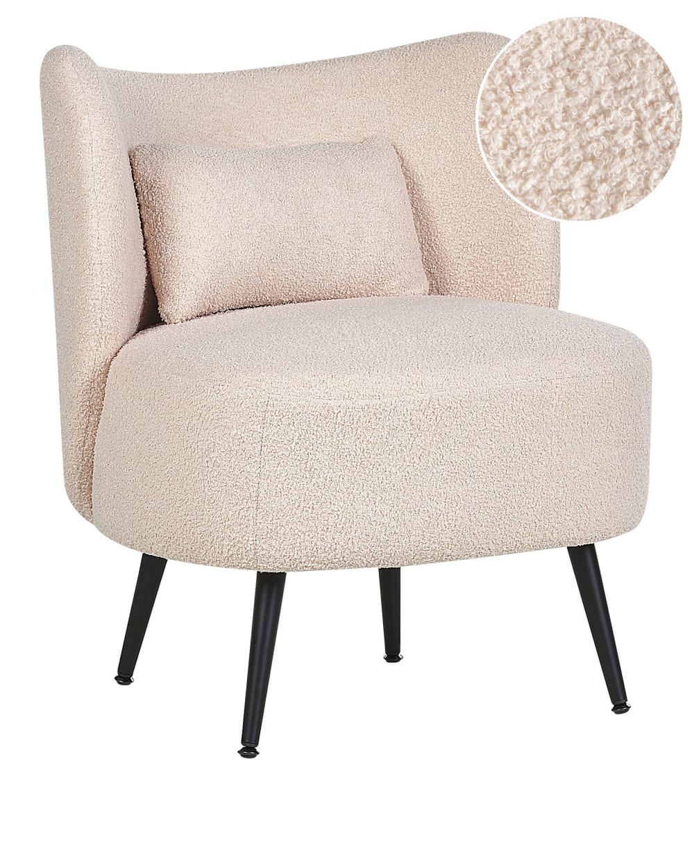 wohnli-moebel-suche-M26071474 Wohnli Möbelsuche - Sessel aus Bouclé 76cm