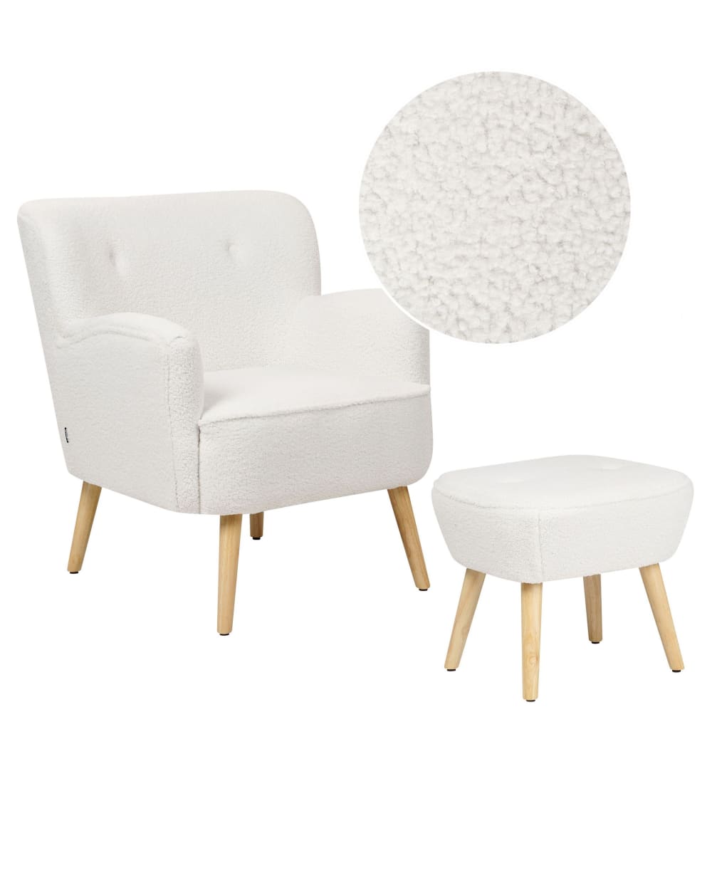 wohnli-moebel-suche-M26071507 Wohnli Möbelsuche - Sessel aus Bouclé 85cm