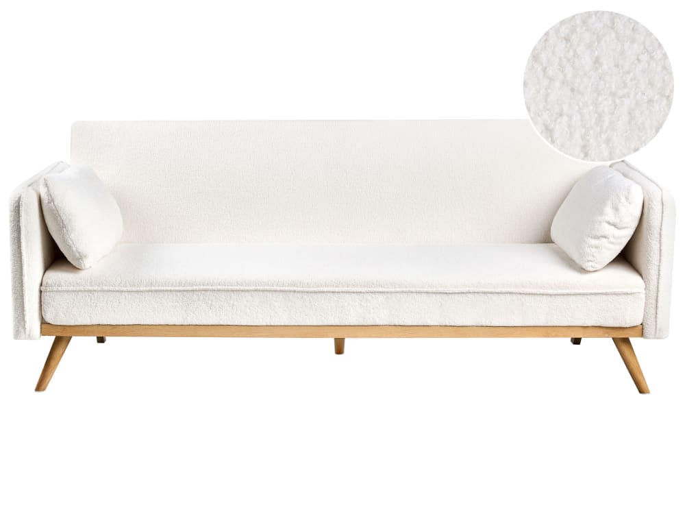 wohnli-moebel-suche-M26071612 Wohnli Möbelsuche - Schlafsofa 3 Personen aus Bouclé