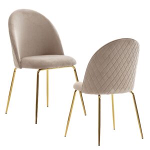 wohnli-moebel-suche-M26071685 Wohnli Möbelsuche - 2er Set Esszimmerstuhl aus Samtstoff