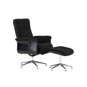wohnli-moebel-suche-M26072095 Wohnli Möbelsuche - Relaxsessel Hagön mit Fußhocker aus Teddy Bouclé